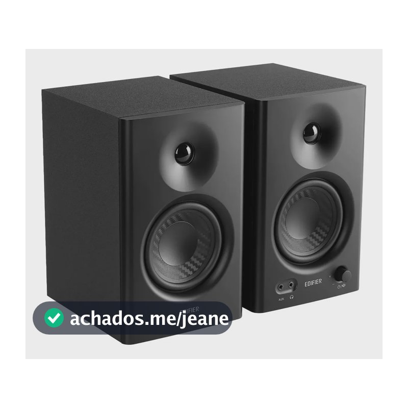 Alto-falantes Edifier Mr4 Studio Monitor 42w Rms 2.0 4 polegadas, cor preta