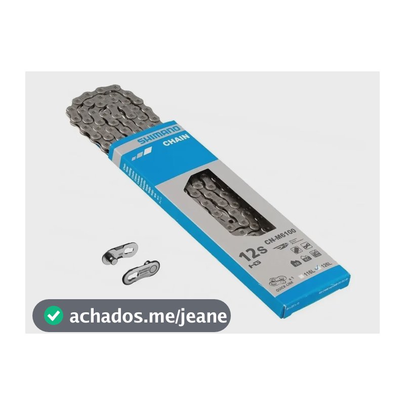 Corrente Shimano Deore Cn M6100 126l C/quick Link 12v 1x12v