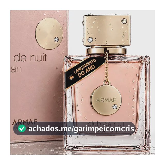 Perfume Arabe Armaf Club De Nuit Woman 105ml Edp Feminino