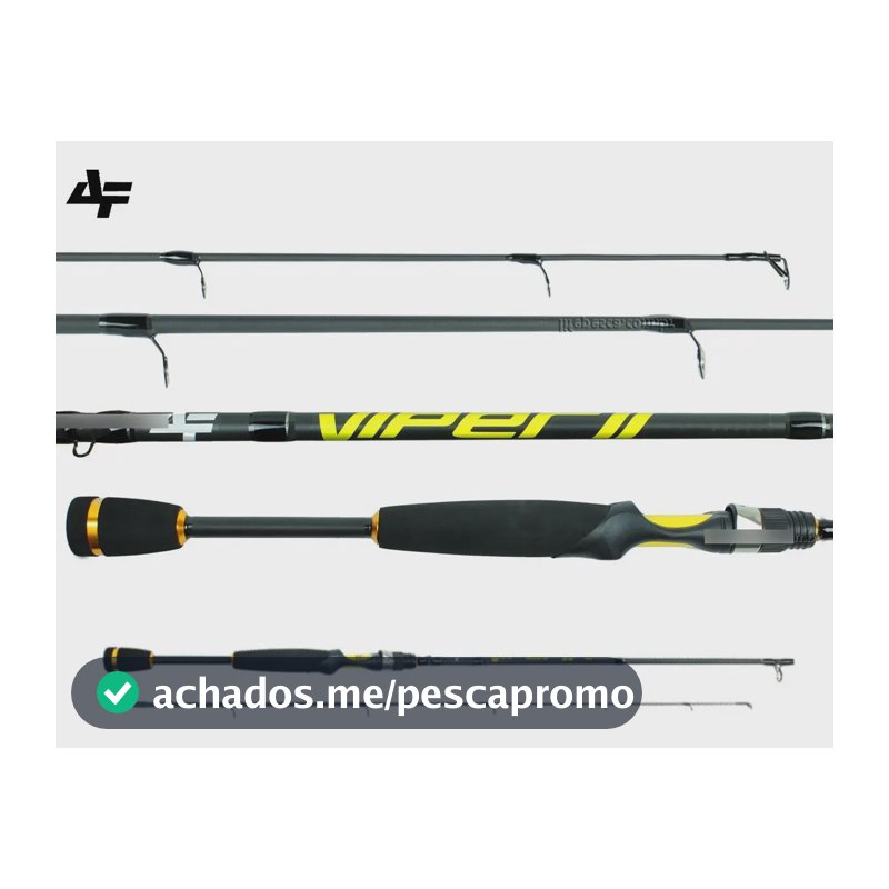 Vara Para Molinete Albatroz Viper S 1,80m 10-20lb 602 - 2 P