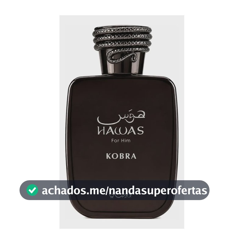 Rasasi Hawas Kobra Edp 100ml Perfume Masculino Original