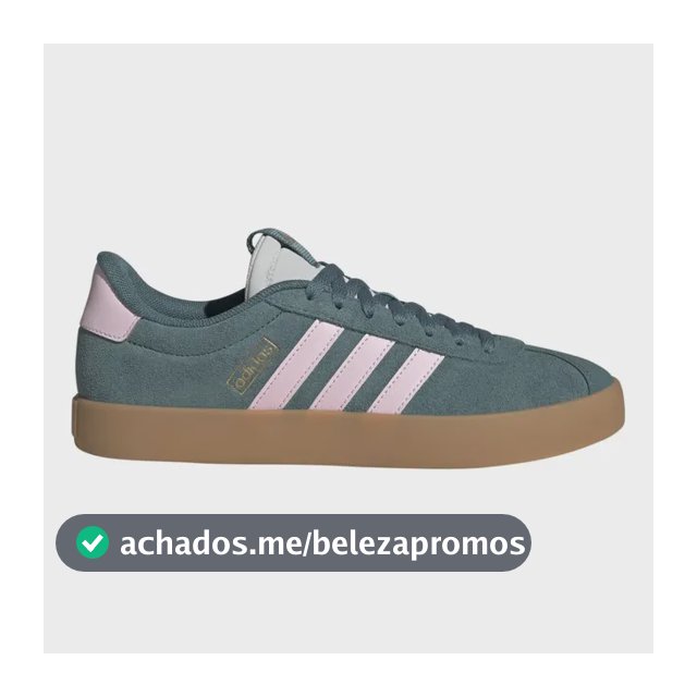 Tênis Feminino Vl Court 3.0 adidas Verde Liso 39 Br