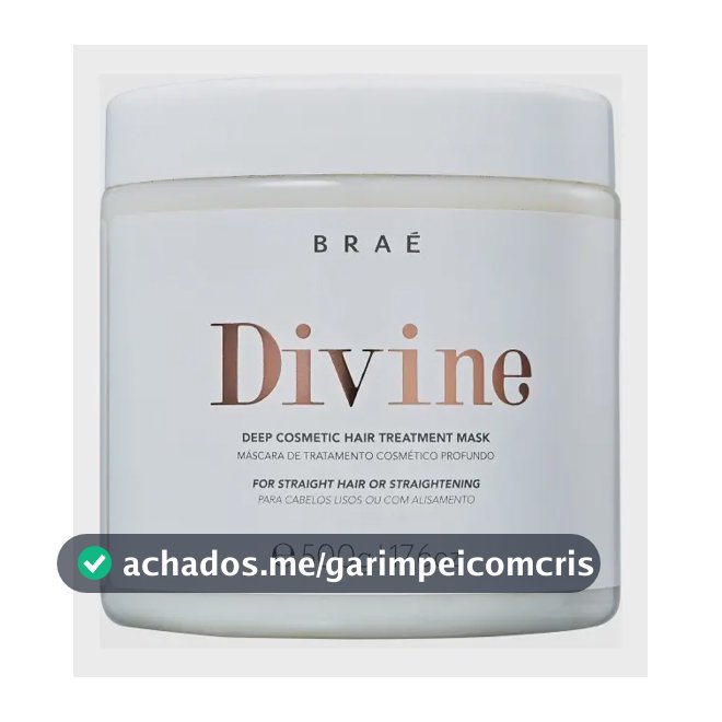 Mascara Mask 500g Braé Divine 500g Profissional