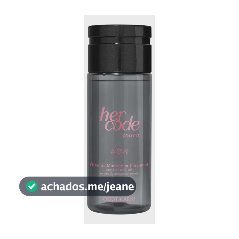 O Boticário Her Code Touch Óleo Massagem Corporal 150ml