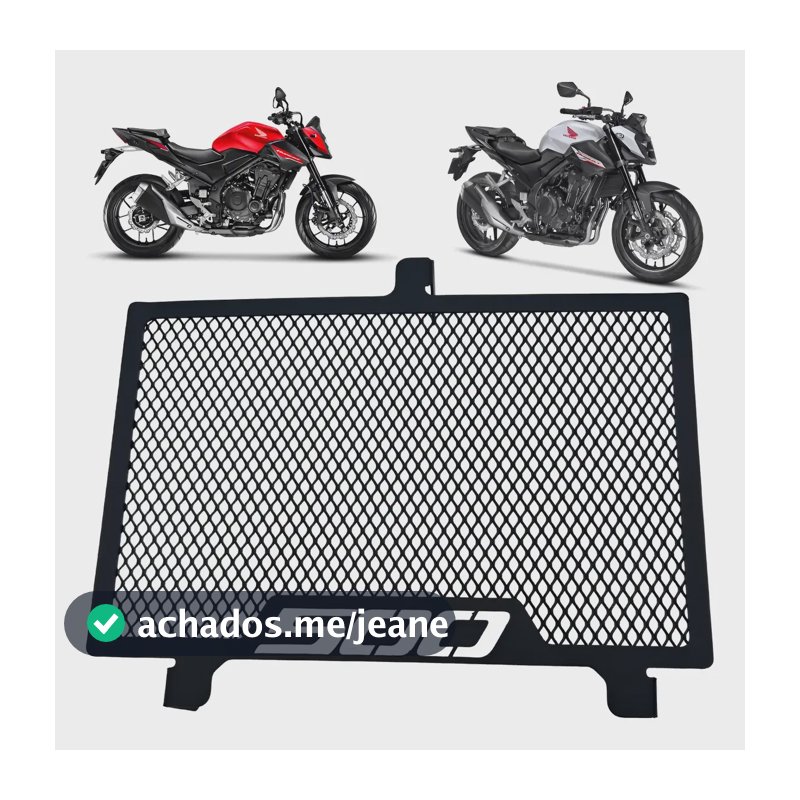Protetor Radiador Hornet 500 Proteção Telada Grade Grelha Preto