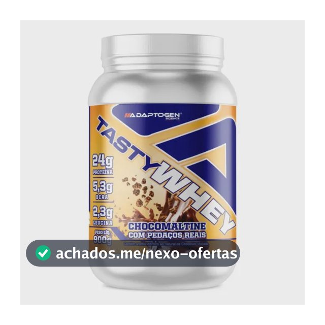Proteina Para Ectomorfo Tasty Whey Sabor Chocomaltine 900g Sabor Choco Maltine