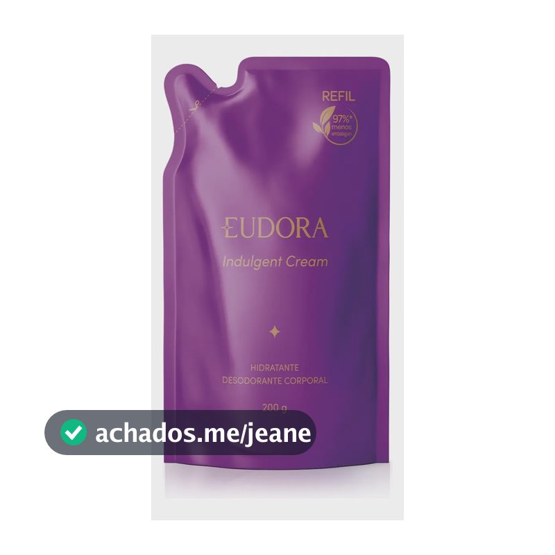 Eudora Indulgent Cream Refil Creme Hidratante Desodorante 200g