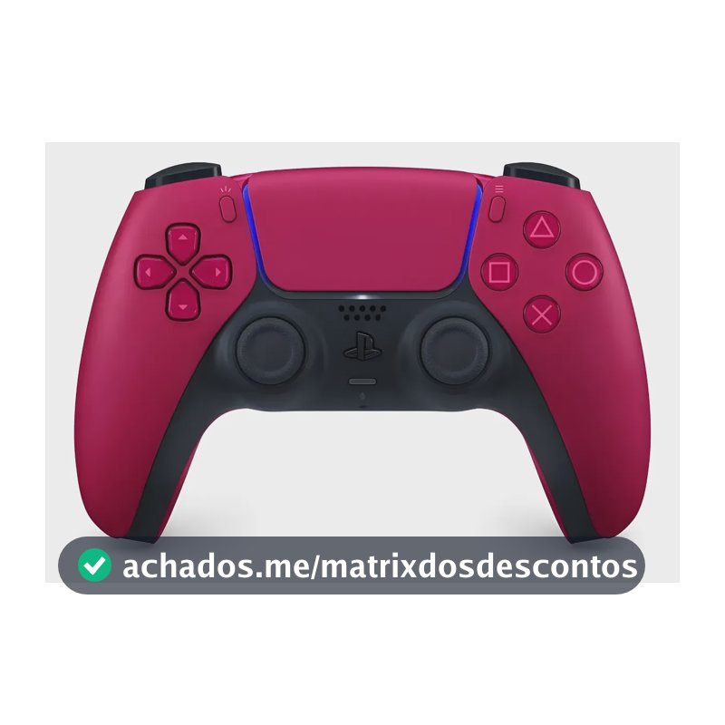 Controle Sem Fio Sony Playstation 5 Ps5 Cosmic Red Cosmic Red