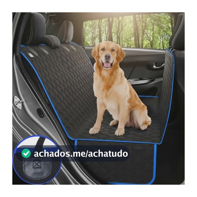 Capa Pet Protetora Impermeável Luxo Banco Traseiro De Carro