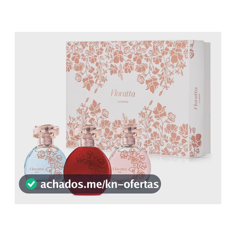 O Boticário Floratta Flowers Kit Presente 3 Itens