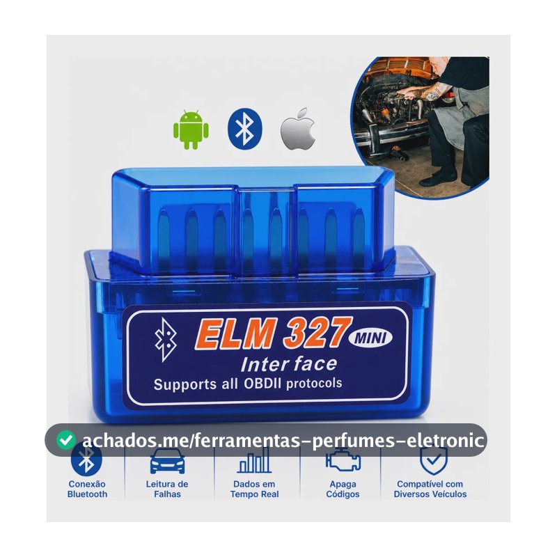Scanner Automotivo Bluetooth Obd2 Android - Pronta Entrega