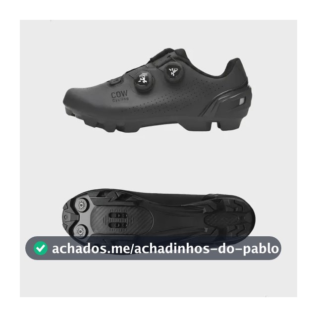 Sapatilha Ciclismo Cow Cycling Mtb Carbono Pedal Clip