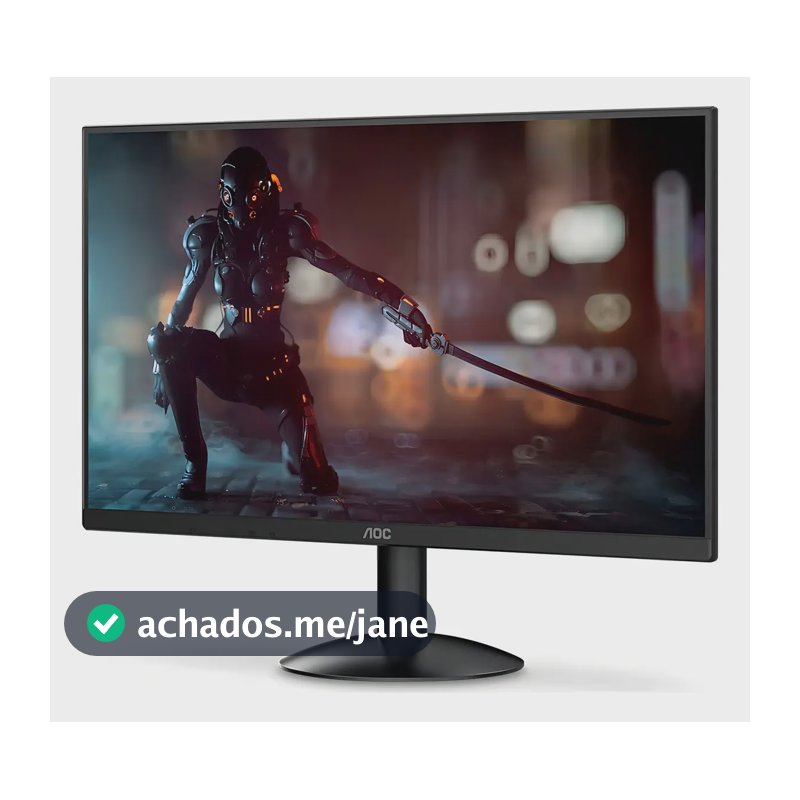 Monitor gamer Aoc Série B30 21.5'' Full Hd Gaming 120hz 1ms 22b30hm23 cor preto