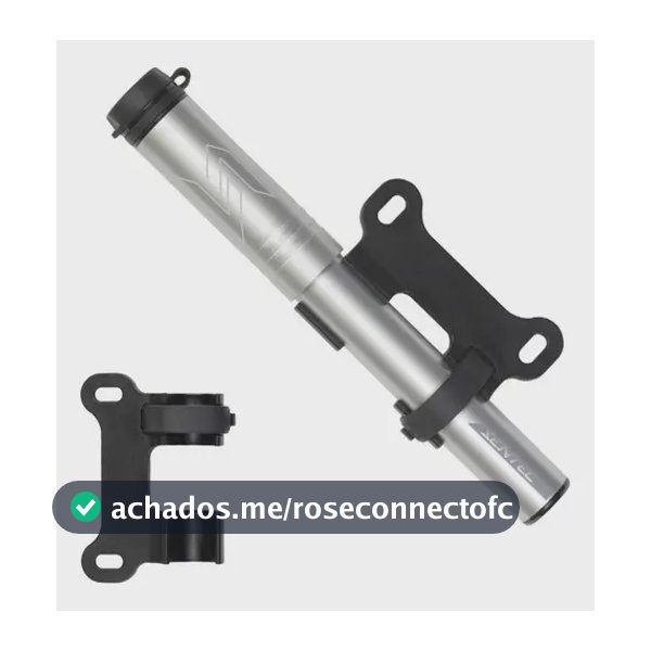 Mini Bomba Ar Sentec C/ Mangueira 120 Psi Telescopica Cor Prateado