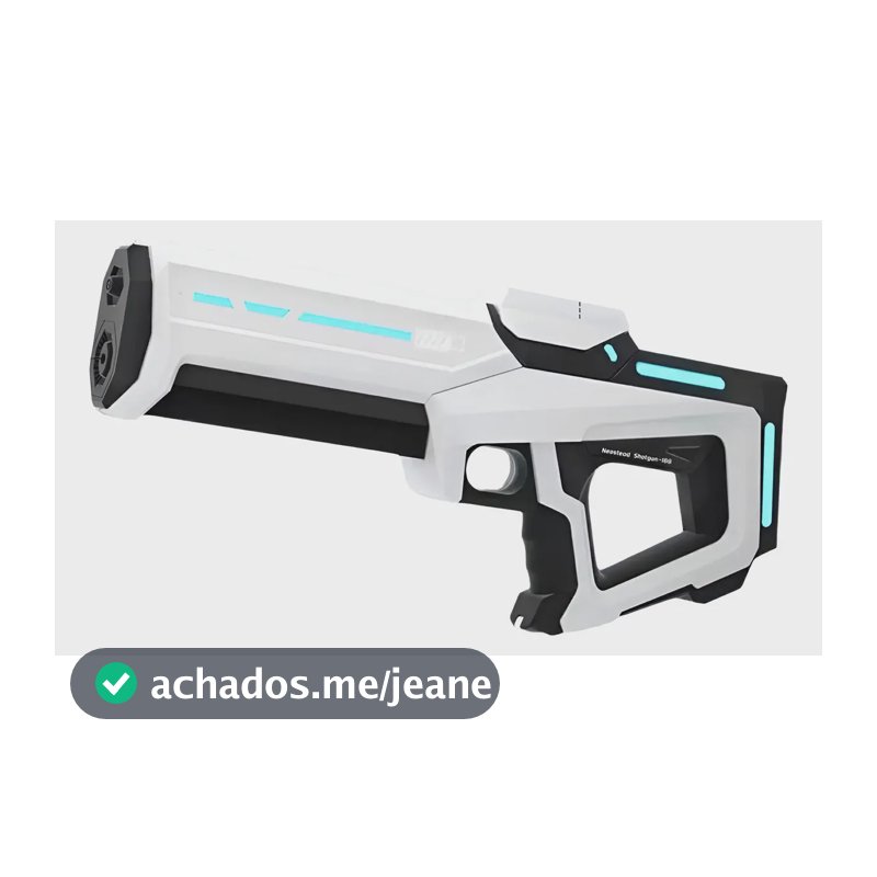 Pistola De Água Elétrica Automática C/ Absorção De Água Branco
