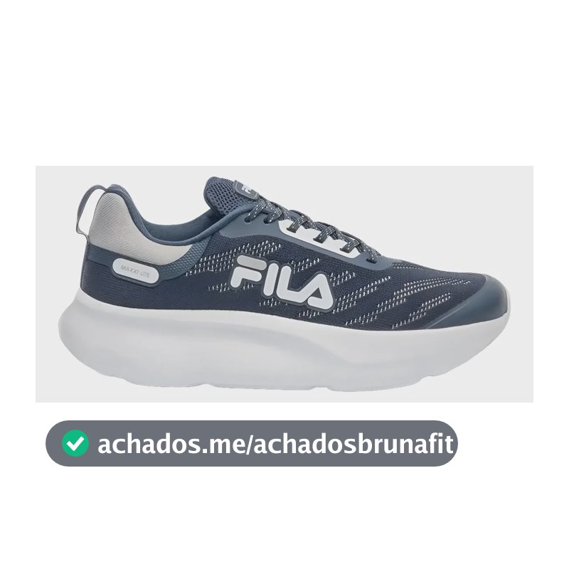 Tênis Fila Maxxi Lite Masculino Corrida Academia Original Marinho 43 Br
