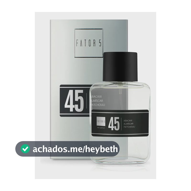 Perfume Masculino Premium 45 Abacaxi Almiscar Patchouli