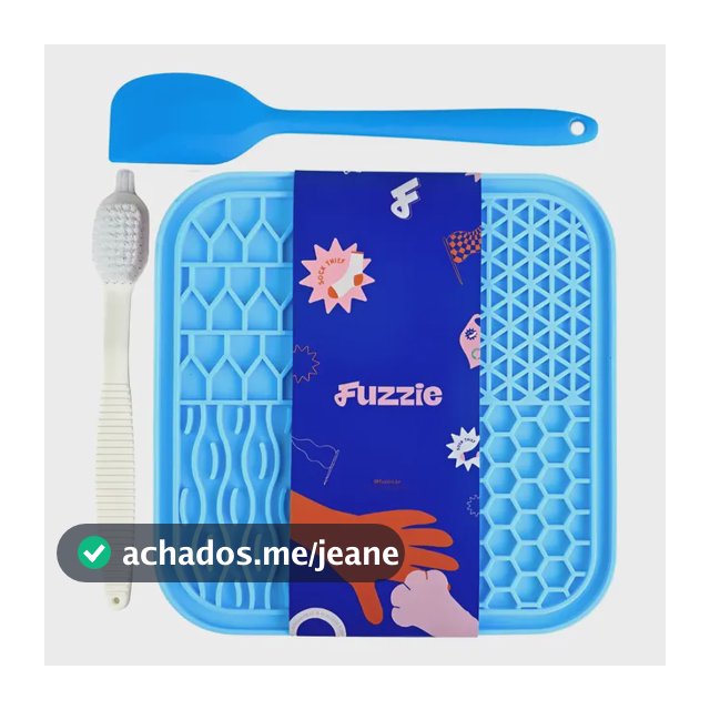 Tapete De Lamber Kit Azul Fuzzie