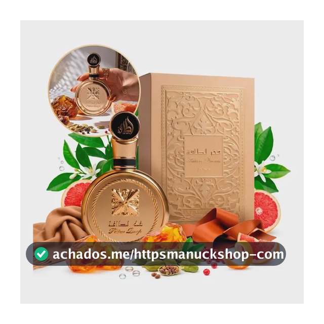 Perfume Lattafa Fakhar Gold Extrait EDP 100ml Unissex - Hannity Cosmeticos