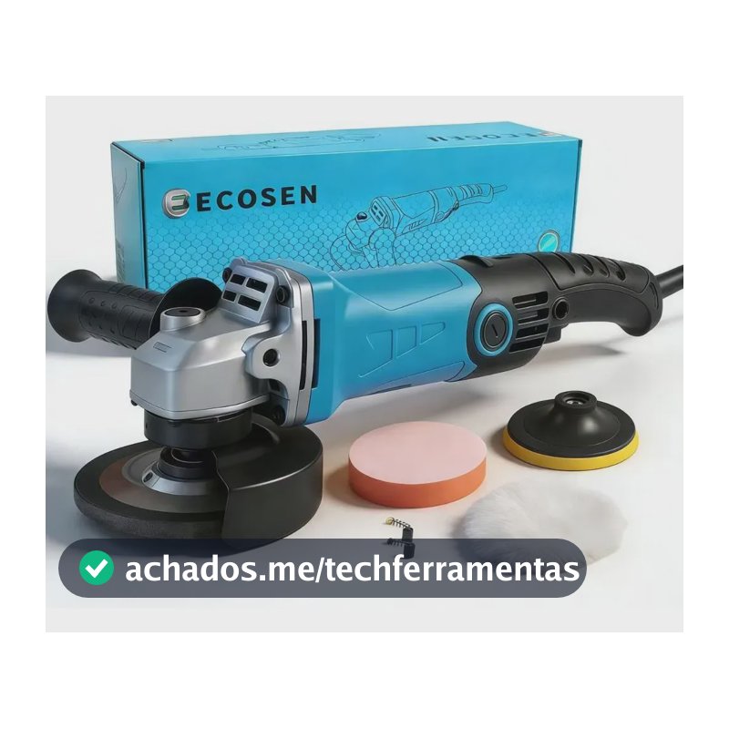 Politriz Lixadeira Esmerilhadeira 6 Velocidades 1150w Amarelo 220v