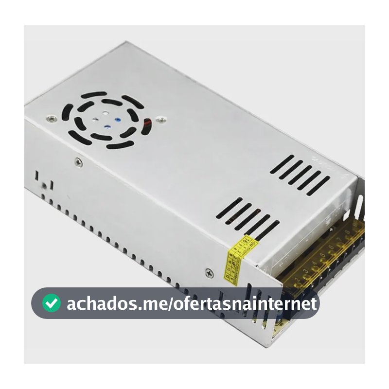 Fonte Chaveada 12v 600w 50a Conversor Elétrico Bivolt Led
