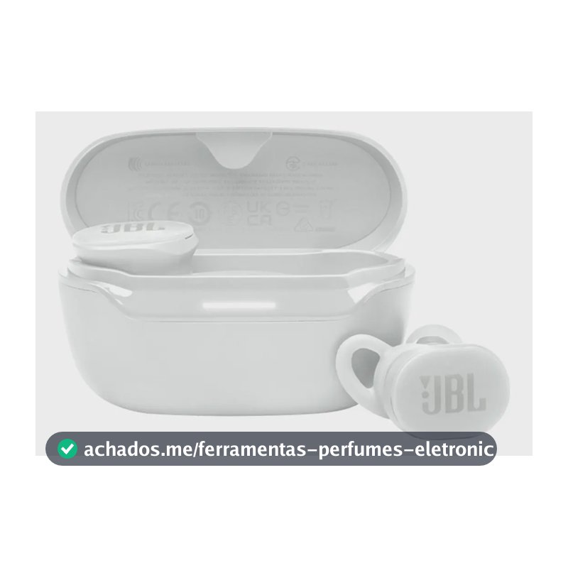 Fones de ouvido Jbl Endurance Race 2 Bluetooth Nc - capa Co, cor branca