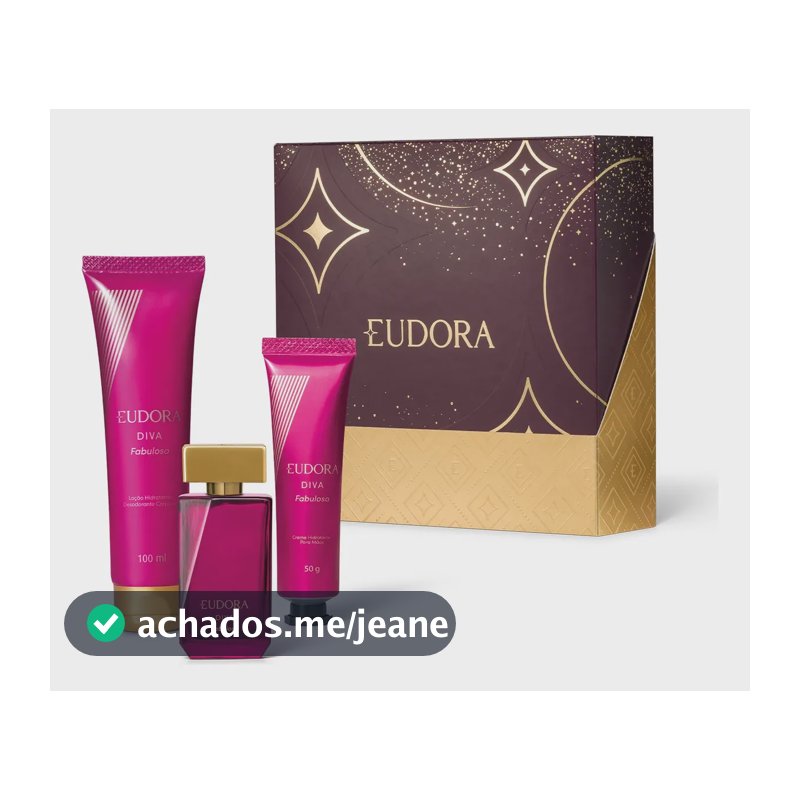 Kit Eudora Diva Fabulosa (3 Produtos)