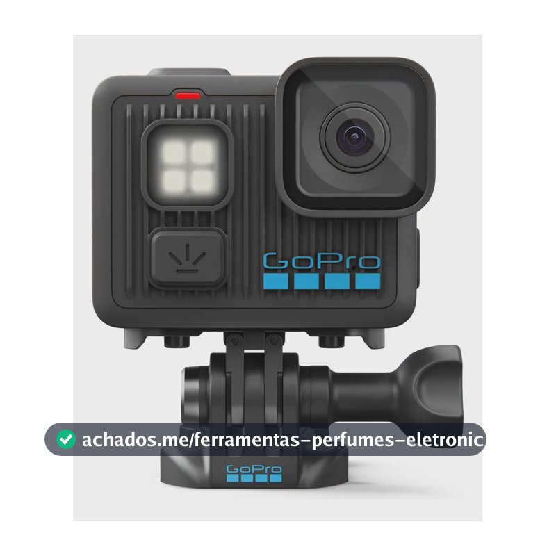 GoPro LIT HERO - Câmera de Ação Compacta à Prova d'água com Luz Integrada, Vídeo 4K60 Ultra HD, Foto de 12 MP, Tela Sensível ao toque, Estabilização HyperSmooth
