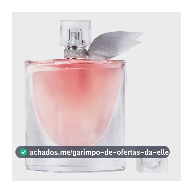 Perfume Feminino L' Eau de Parfum Fragrância Floral Gourmand Inebriante com Notas de Íris Nobre, Baunilha e Pralinê La Vie Est Belle Lancôme, Frasco com 100ml