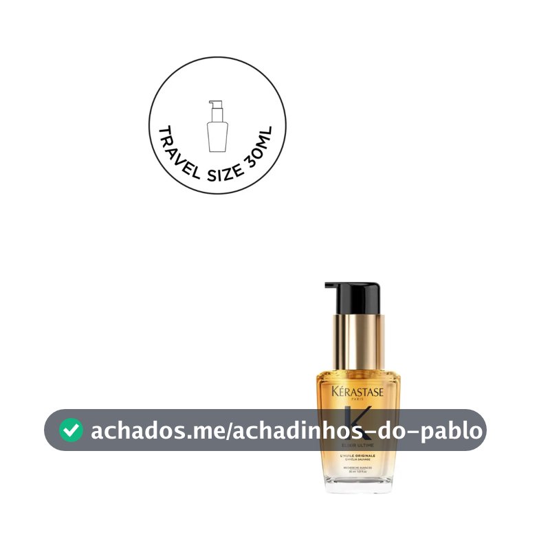 Kerastase Elixir Ultime LHuile Originale Refillable Óleo Capilar - 30ml