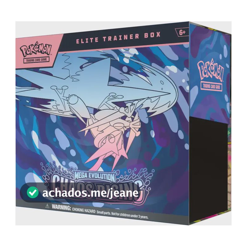Pokemon Elite Trainer Box Megaevolution Chaos Rising Inglês Inglês