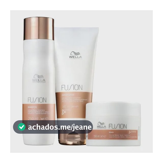Kit Wella Professionals Fusion Trio (3 Produtos)