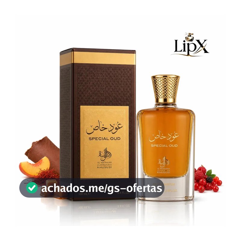 Perfume Arabe Special Oud Al Wataniah Masculino 100 Ml