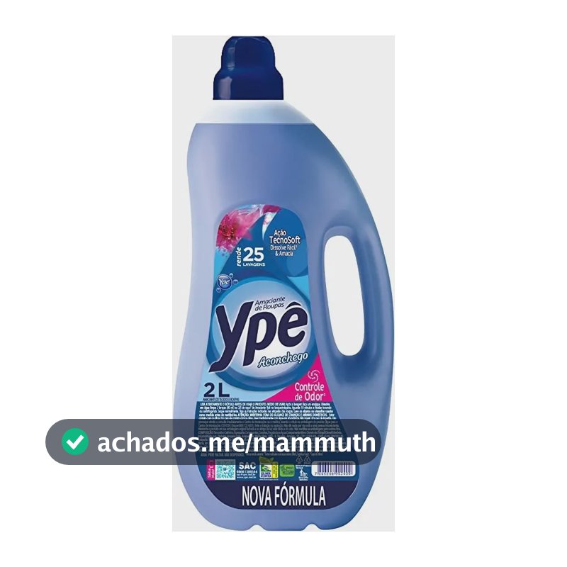 Amaciante Tradicional Aconchego 2 Litros Ypê