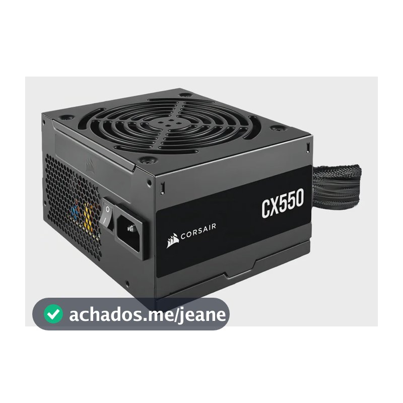 Fonte Corsair Cx550 550w 80 Plus Bronze Preto Cp-9020277