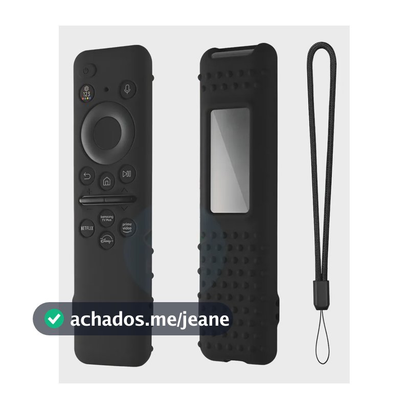 Capa Para Controle Remoto Tv Samsung Solar  Bn59-01432a E J Preto