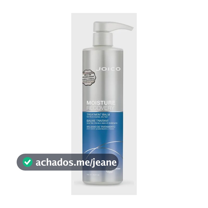Moisture Recovery Treat. Balm 500ml Joico Original C/ Selo