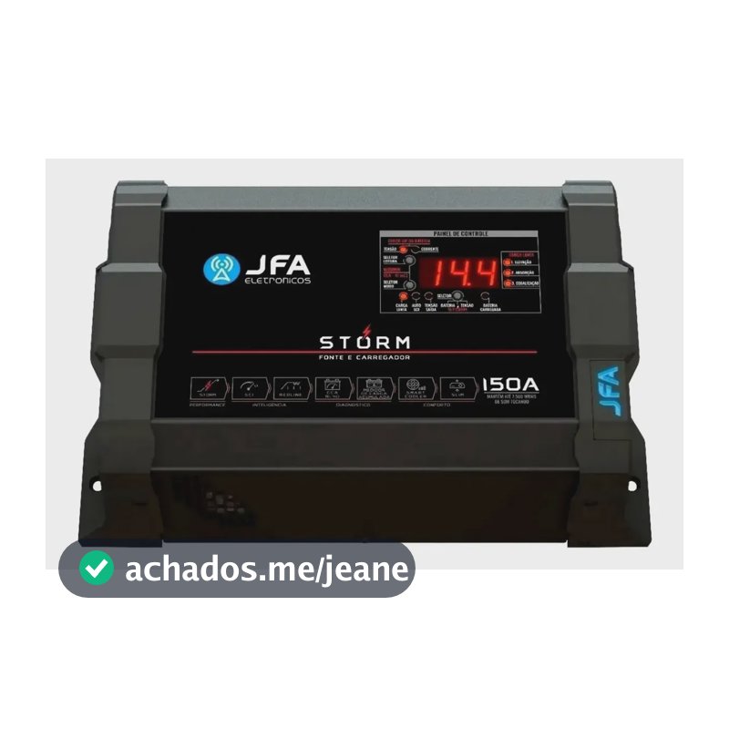 Fonte Automotiva Jfa Storm 150a 7.5kw Para Som Veicular