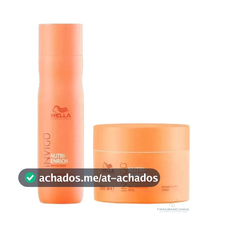Kit Wella Professional Invigo Nutri Enrich - Shampoo 250ml + Máscara 150ml