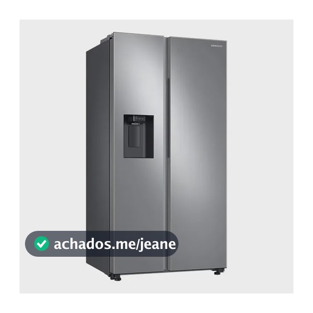Side by Side com Dispenser Samsung RS60T Inox 628L 220V