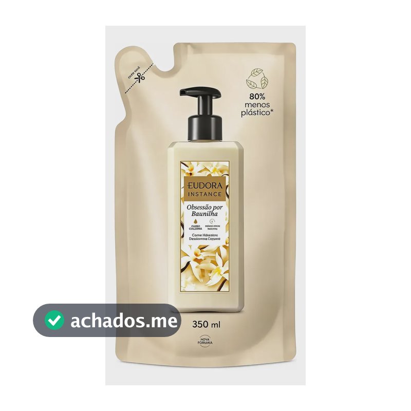Refil  Hid Corporal Obsessão Por Baunilha 350 Ml Eudora Obsessão Por Baunilha
