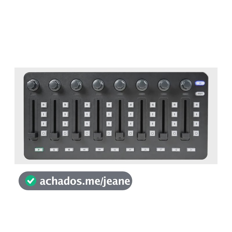 Console Mixagem Controller Midi Sem Fio 43 Botões Smc-mixer Preto