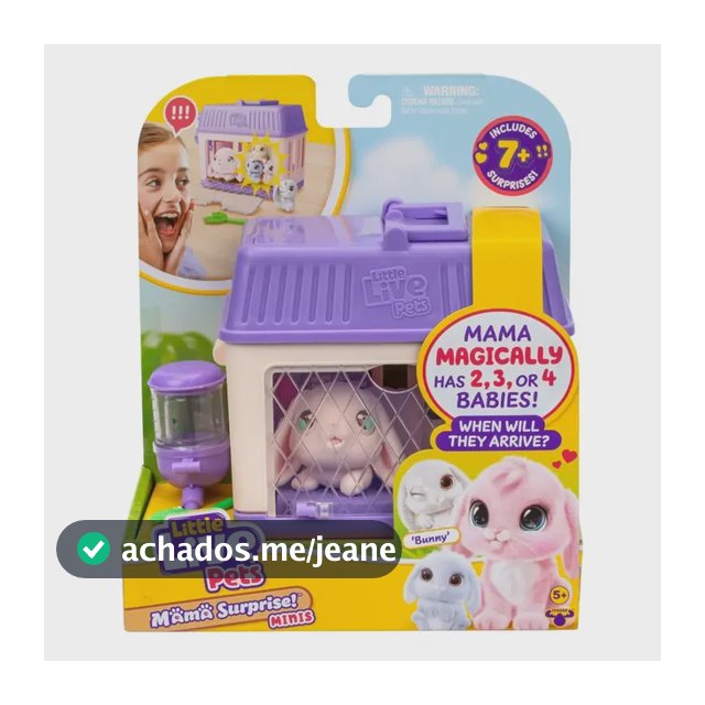 Little Live Pets Mama Surprise Minis Roxo E Creme (lavanda/creme)