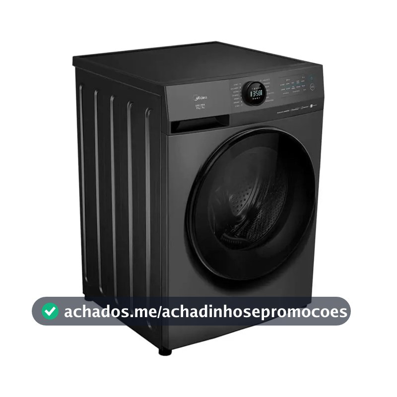 Lava E Seca 11kg Titanium Slim Conectada Midea