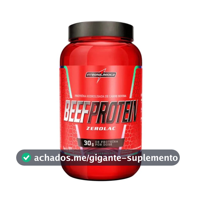 Beef Protein Hidrolisado Frutas Vermelhas 900g Integral
