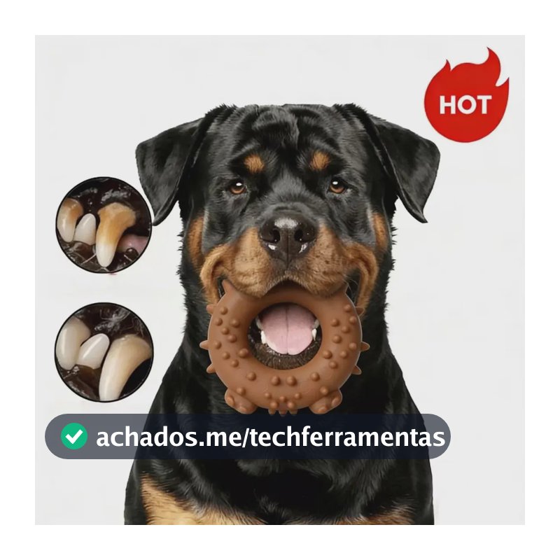 Brinquedo Para Cachorro Morder: Higiene, Moagem E Treino Marrom Pawponto