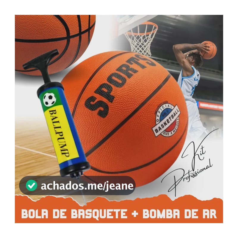 Bola De Basquete Profissional Tamanho 7 Babuu Brinquedos Educativos