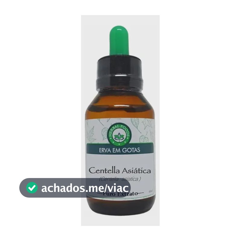 Centella Asiática Extrato 60ml Herbal Foods
