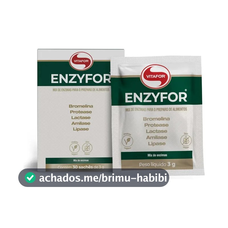 Enzyfor Vitafor Sachês 30 Unidades Sem Sabor