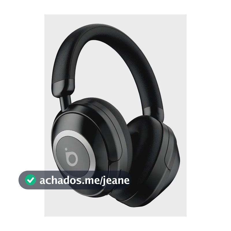 Headset Bluetooth Redução De Ruído Do Anc Com Microfone Enc(chamada Hd Bluetooth), Fone Bluetooth Gamer, Bateria 30 Horas, Hifi Chamadas Por Bluetooth, Basike Ba-fon113, Cor Preto
